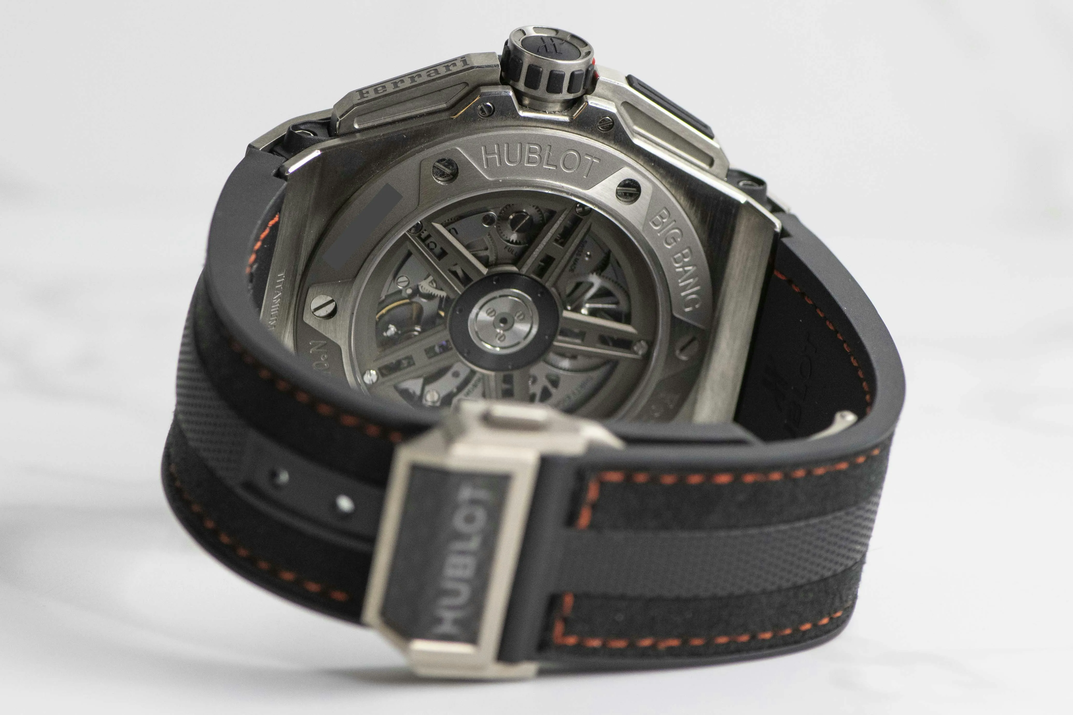 Hublot Big Bang Ferrari 401.NX.0123.VR 45mm Titanium Open-worked 12