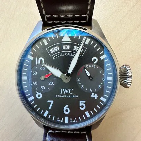IWC Big Pilot IW502702 46.2mm Stainless steel Gray