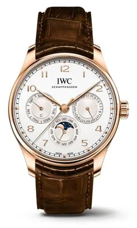 IWC Portugieser IW344202 42mm Yellow gold Silver