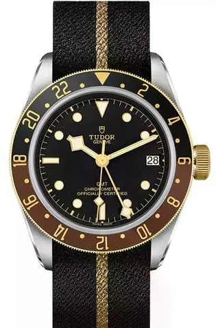 Tudor Black Bay GMT M79833MN-0004 41mm Yellow gold and stainless steel Black