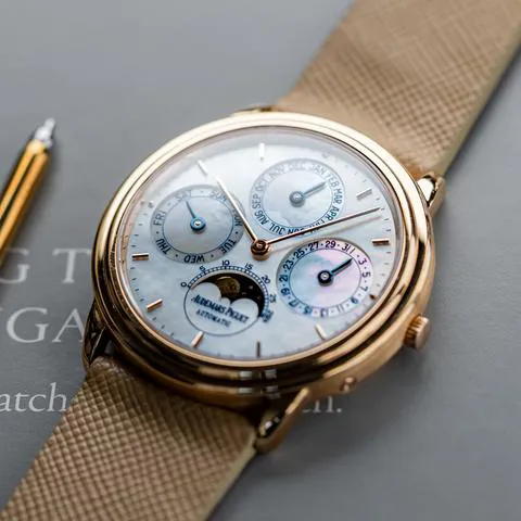 Audemars Piguet Quantiême Perpetual 25657 36mm Rose gold Mother-of-pearl 13