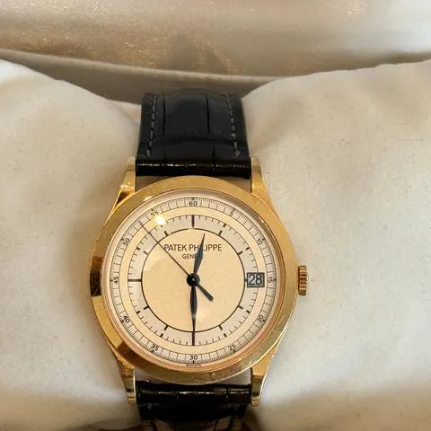 Patek Philippe Calatrava 5296R-001 38mm Rose gold Silver 7