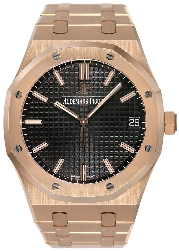 Audemars Piguet Royal Oak 15500OR.OO.D002CR.01 41mm Rose gold Black