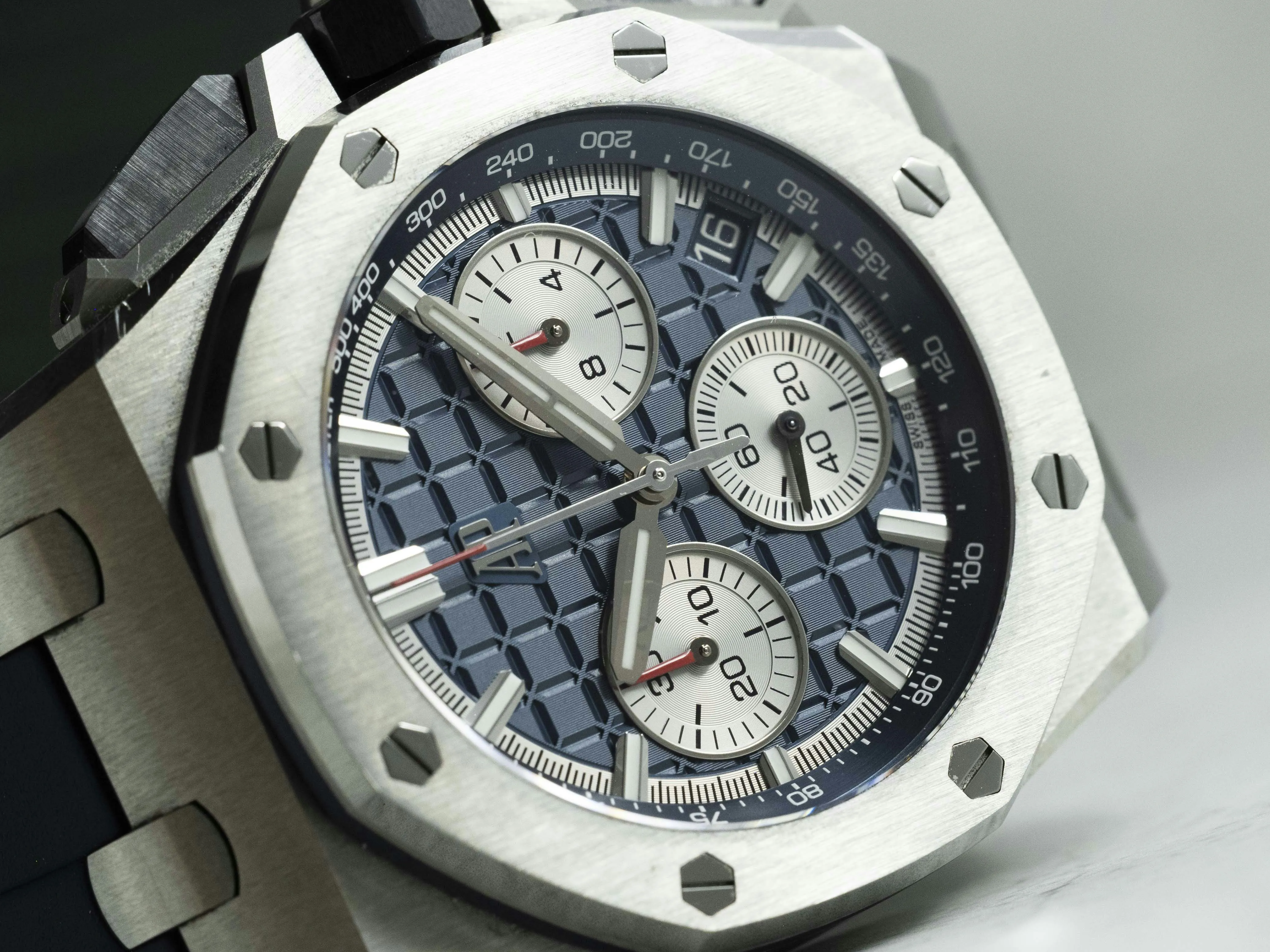 Audemars Piguet Royal Oak Offshore 26420TI.OO.A027CA.01 43mm Titanium Blue 10