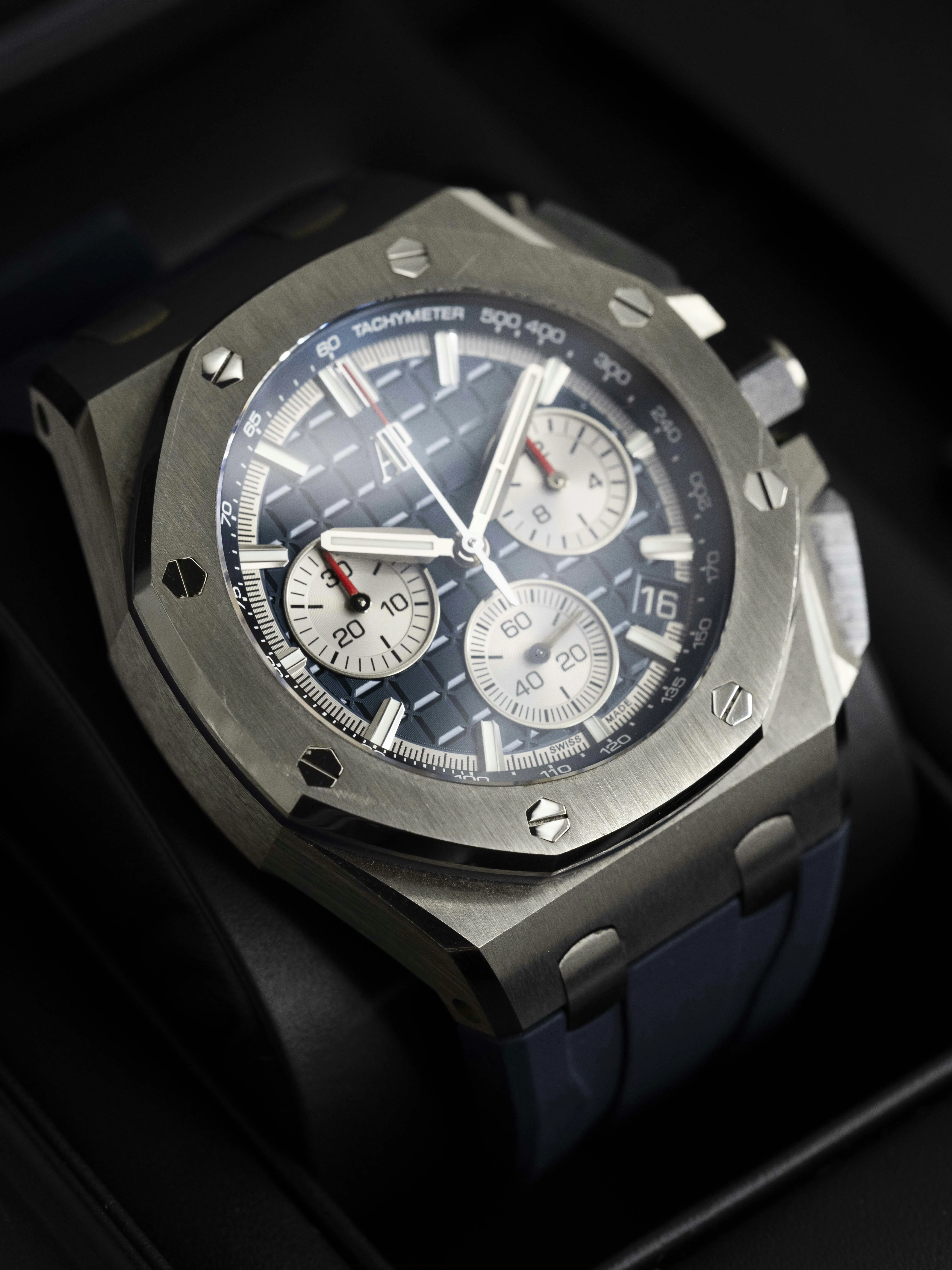 Audemars Piguet Royal Oak Offshore 26420TI.OO.A027CA.01 43mm Titanium Blue 4