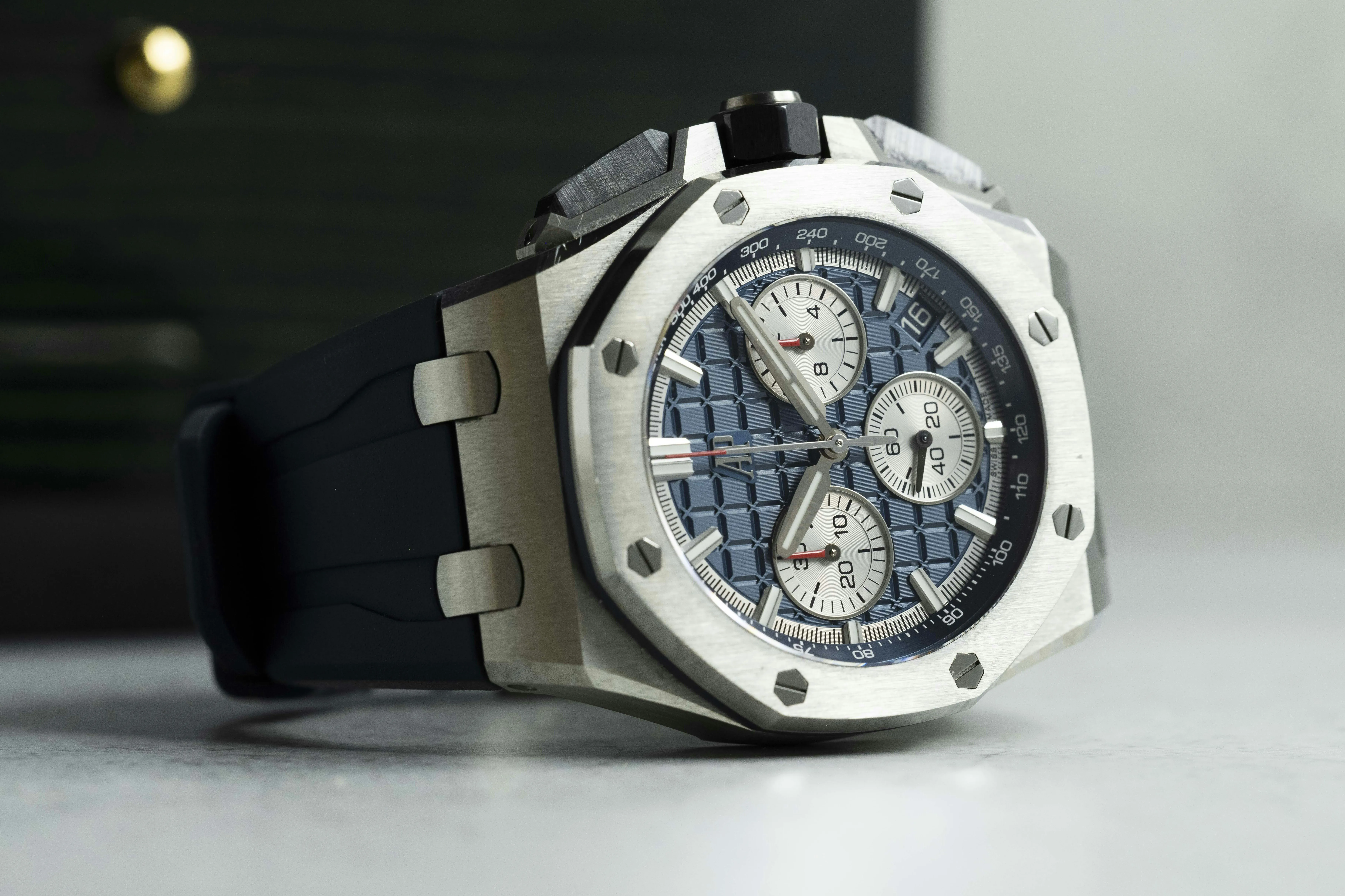 Audemars Piguet Royal Oak Offshore 26420TI.OO.A027CA.01 43mm Titanium Blue 9