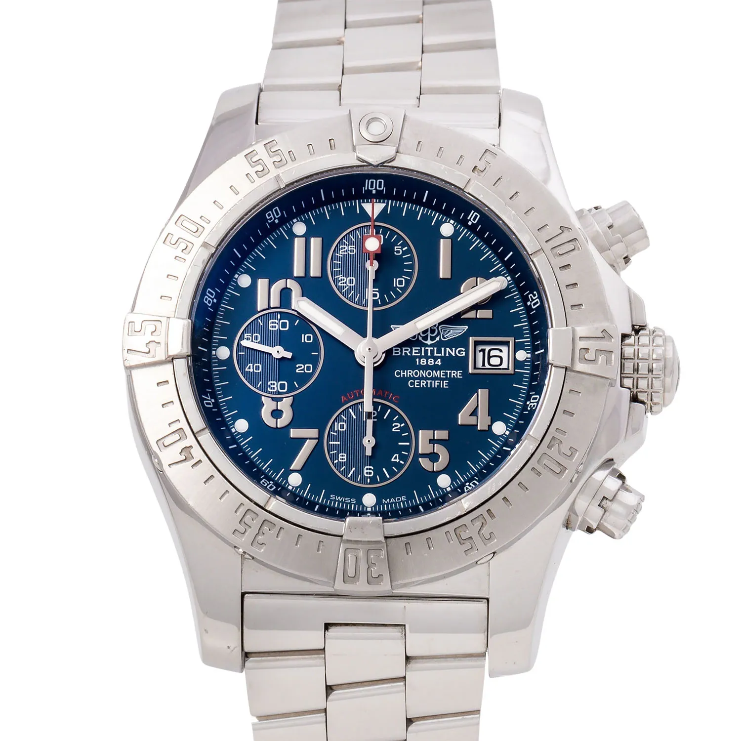 Breitling Avenger A13880 45mm Stainless steel Blue