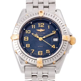 Breitling Windrider B67350 Yellow gold and Stainless steel Blue