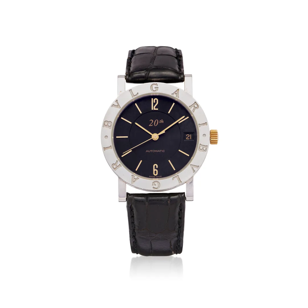 Bulgari BB33SLD 33mm Stainless steel Black