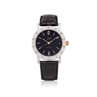 Bulgari BB33SLD Stainless steel Black