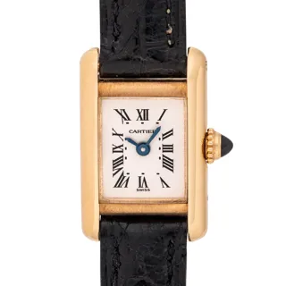 Cartier Tank 828001 Yellow gold White