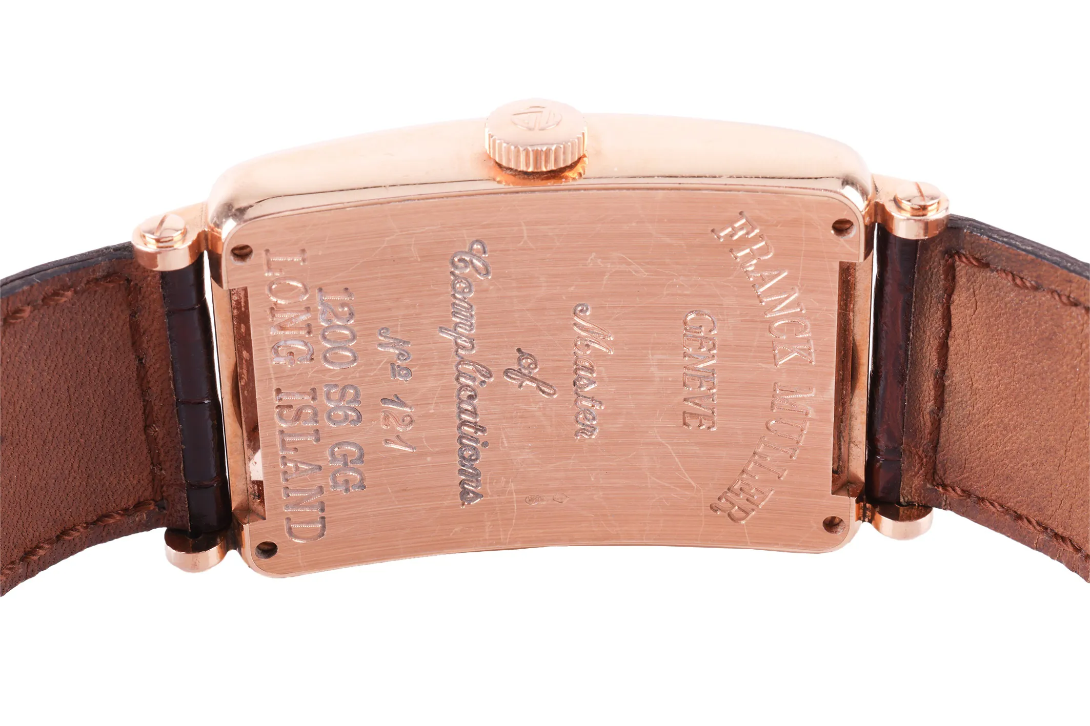 Franck Muller Long Island 1200 S6 GG Rose gold White 4