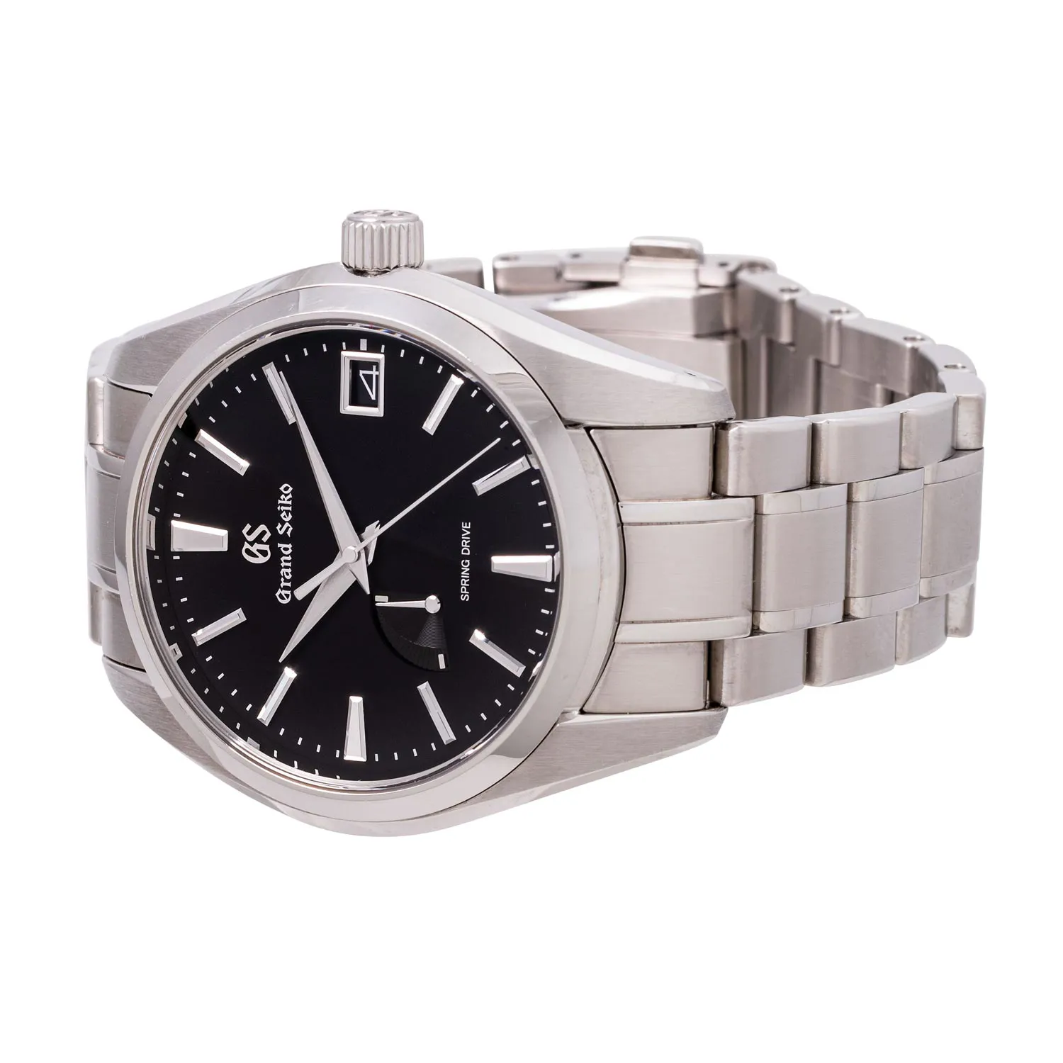 Grand Seiko Spring Drive SBGA203 40.5mm Stainless steel Black 5