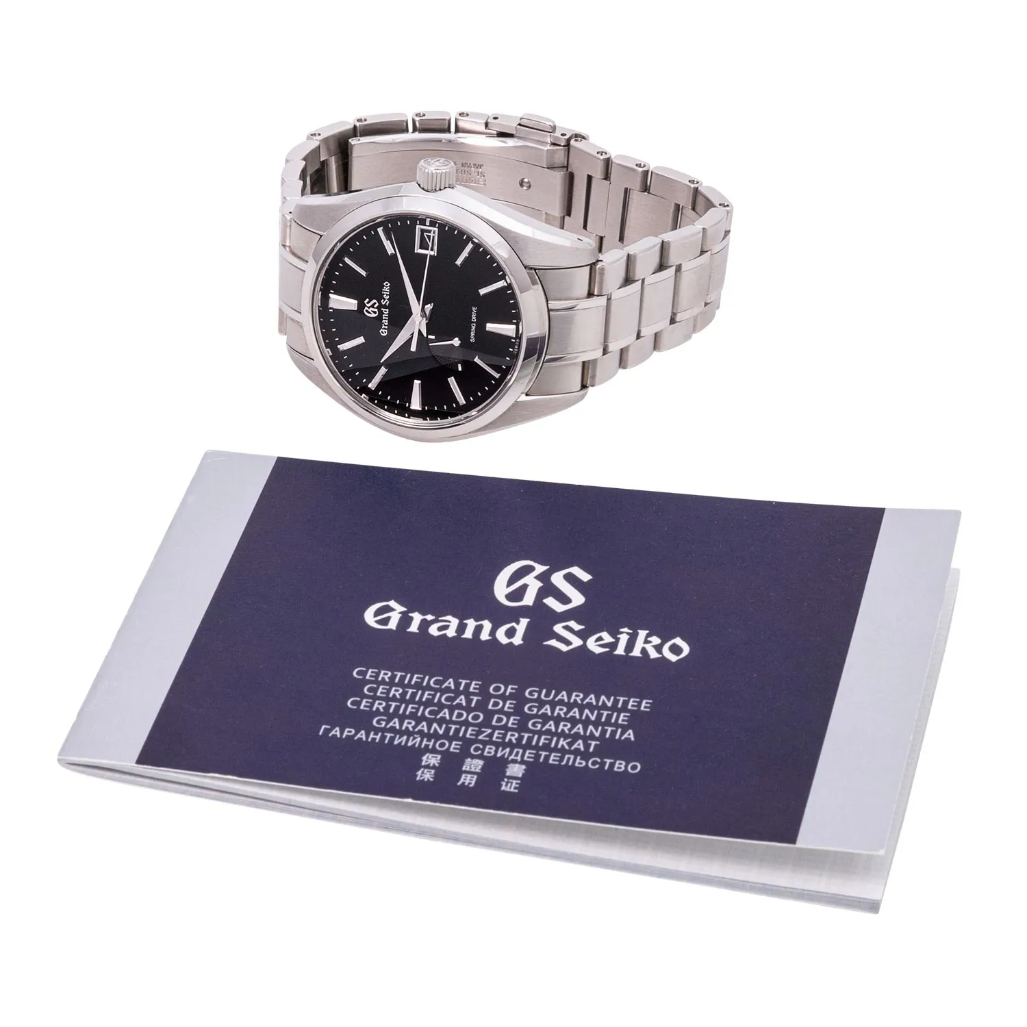 Grand Seiko Spring Drive SBGA203 40.5mm Stainless steel Black 7