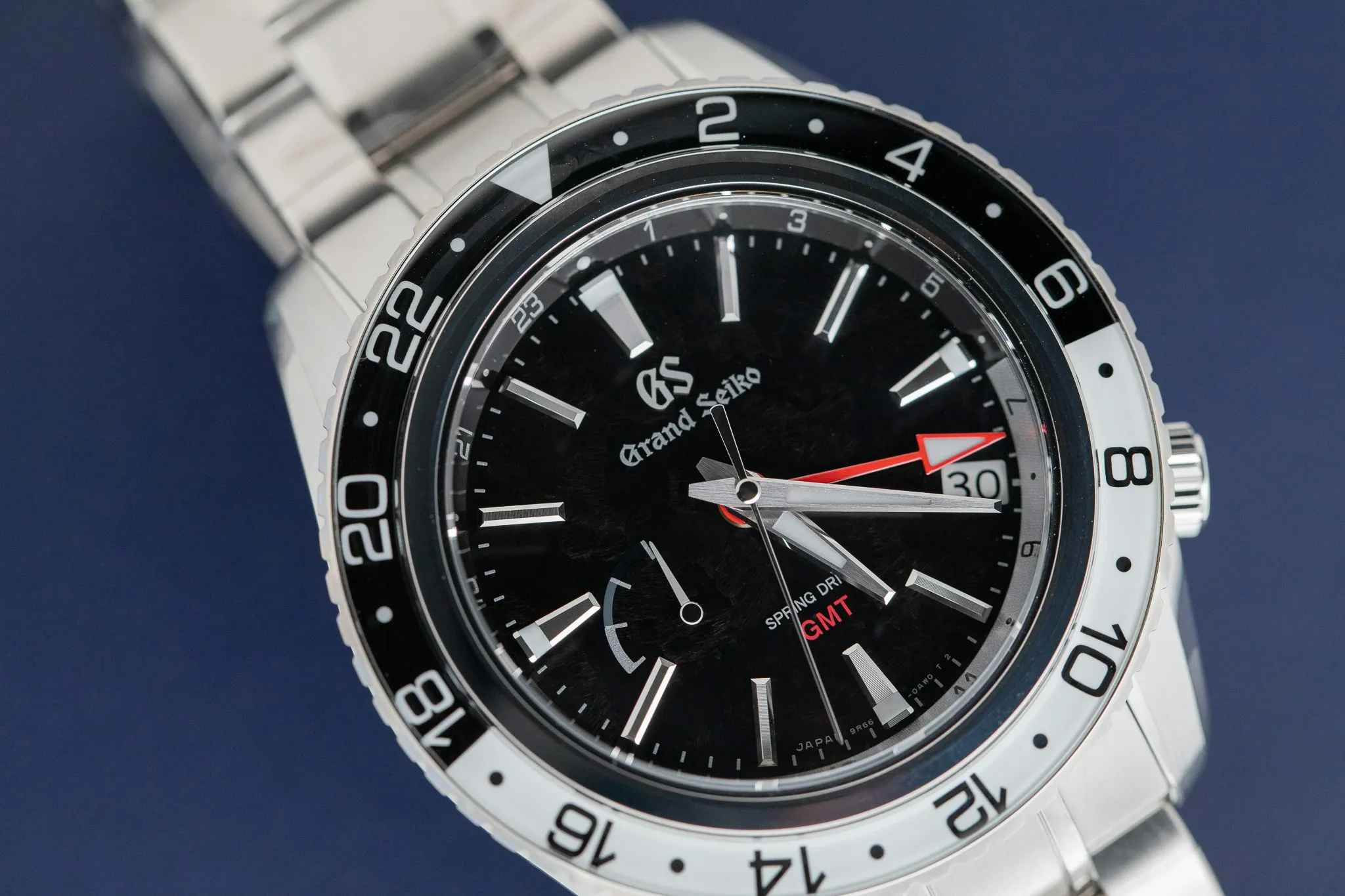 Grand Seiko Spring-Drive GMT SBGE277G 44mm Stainless steel Black 6