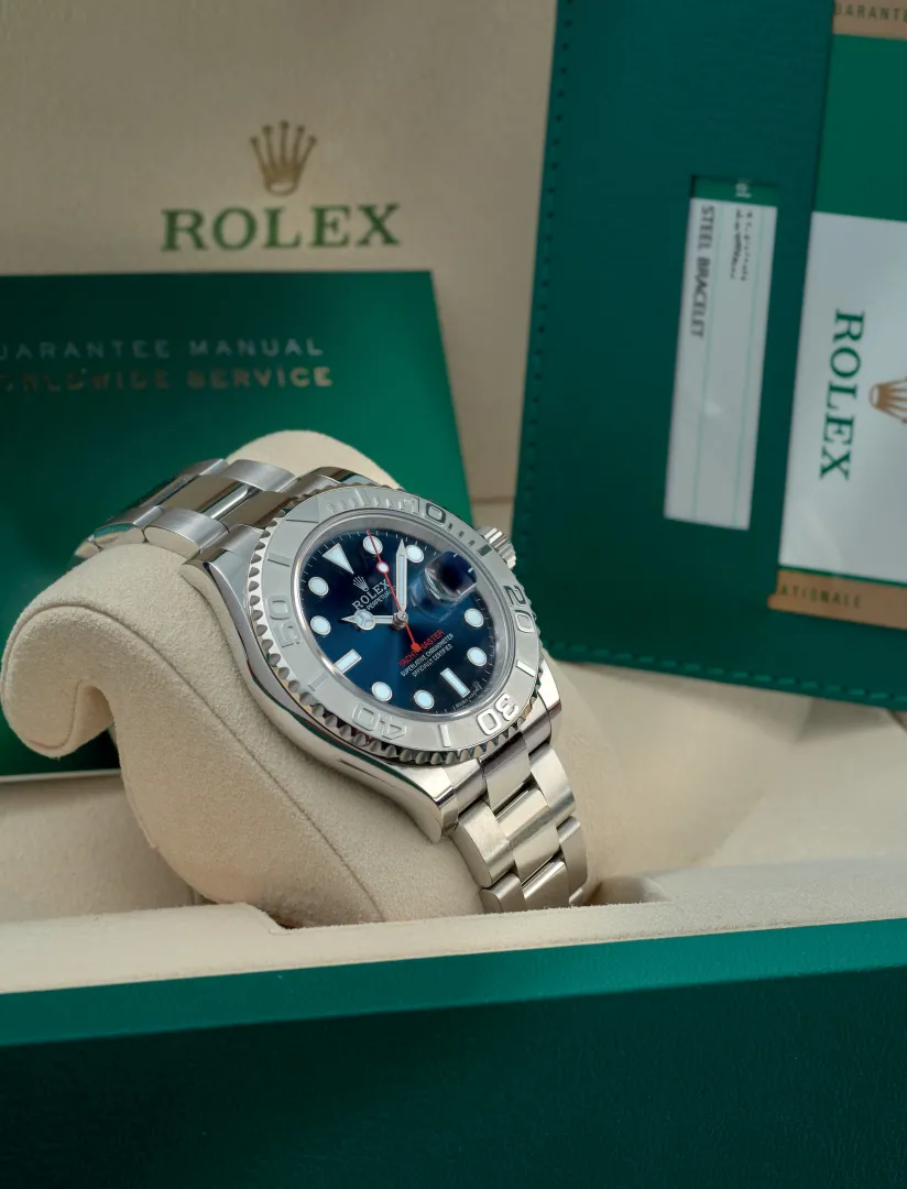 Rolex Yacht-Master 116622 40mm Platinum and Stainless steel Blue 1