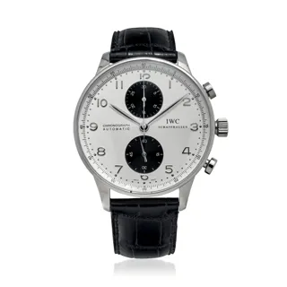 IWC Portugieser Chronograph 3714 Stainless steel Silver