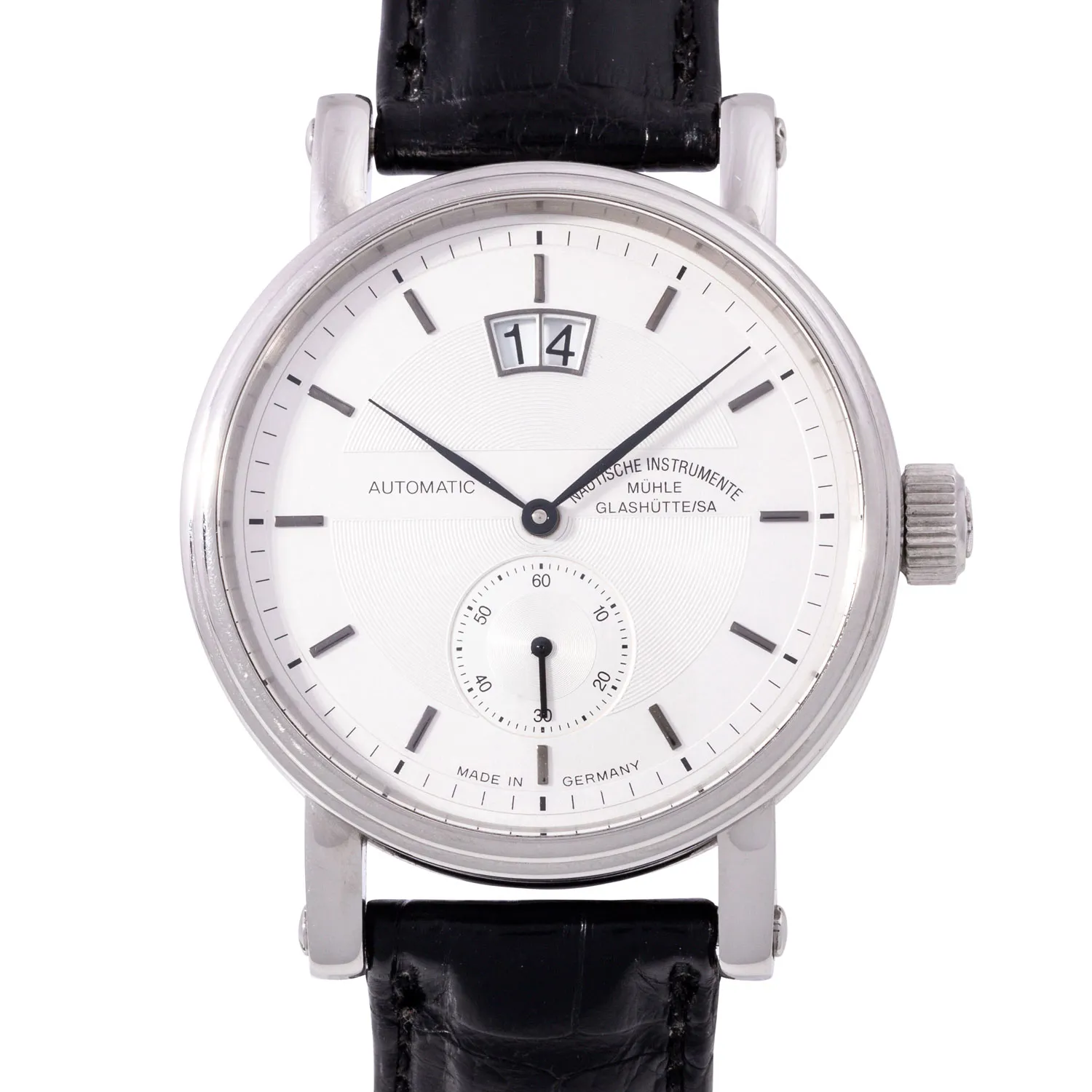 Mühle Glashütte Teutonia M1-30-75-LB 41mm Stainless steel Silver