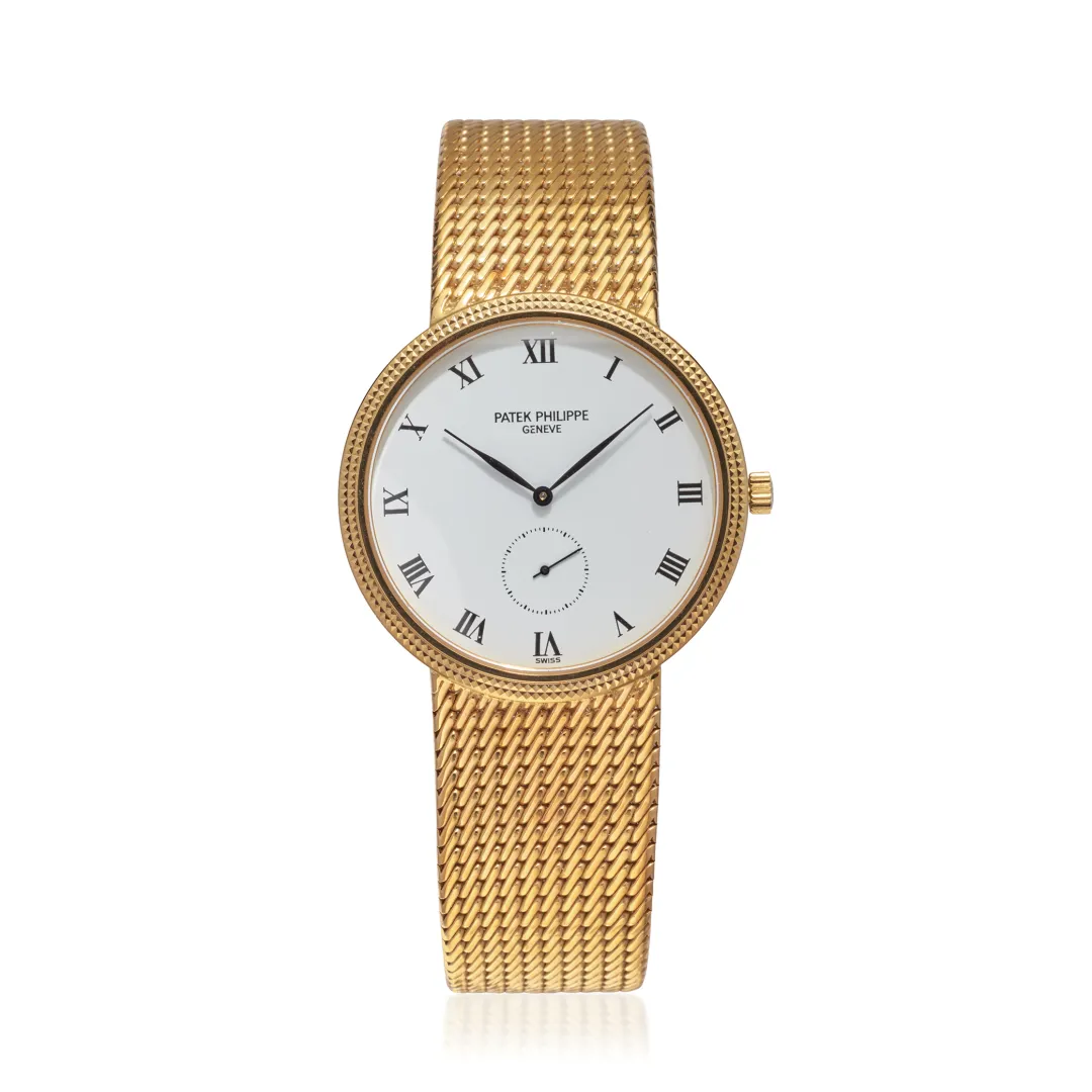 Patek Philippe Calatrava 3919/005 33.5mm Yellow gold White