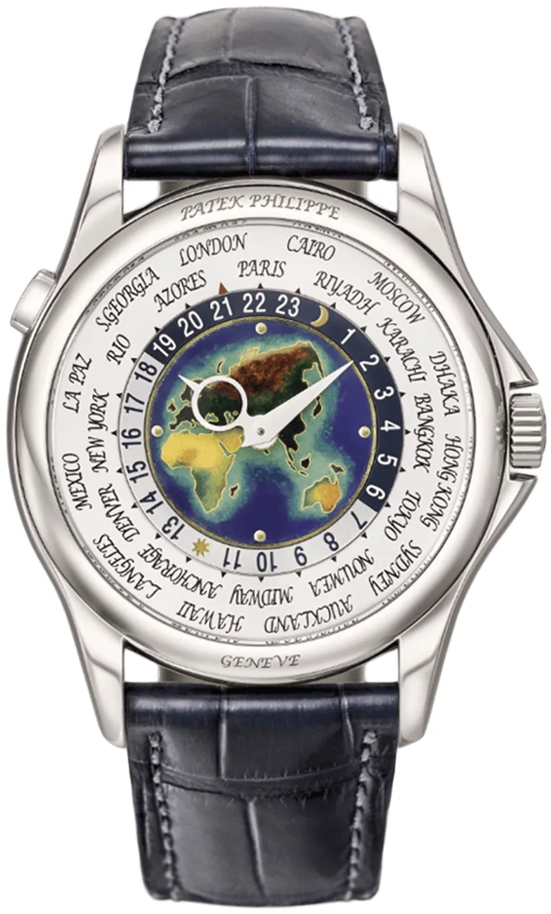 Patek Philippe World Time 5131G-001 39mm White gold White