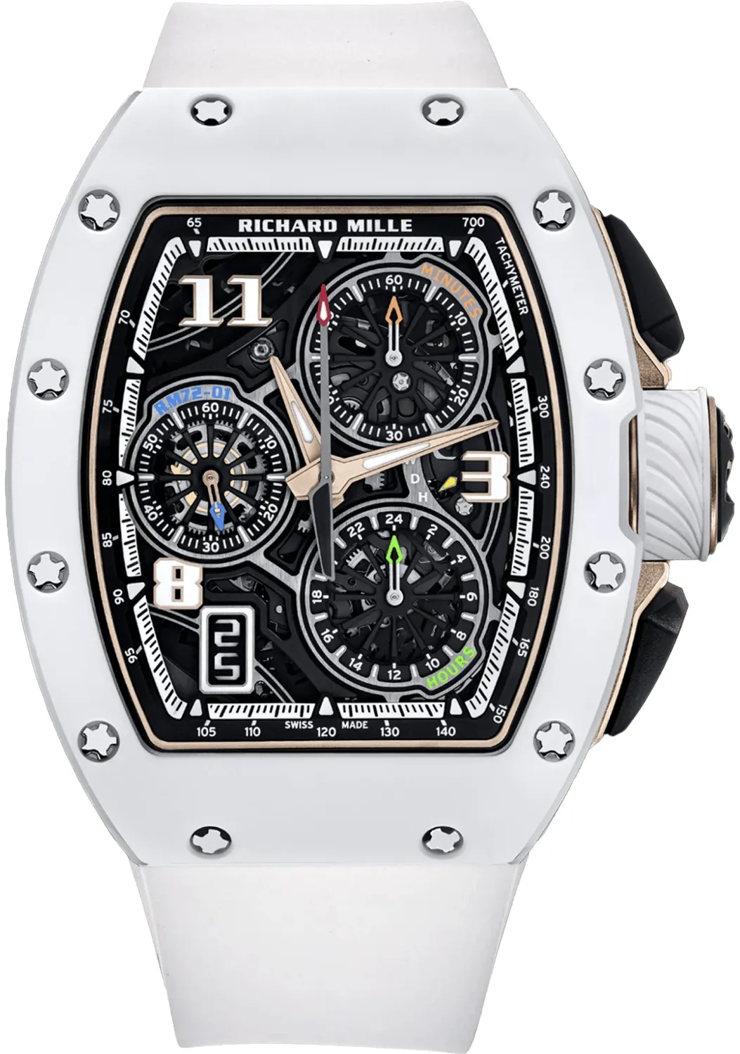 Richard Mille RM72-01 RM72-01 RG ATZ 38mm Ceramic Skeletonized