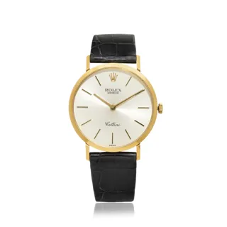 Rolex Cellini 4112 Yellow gold Silver