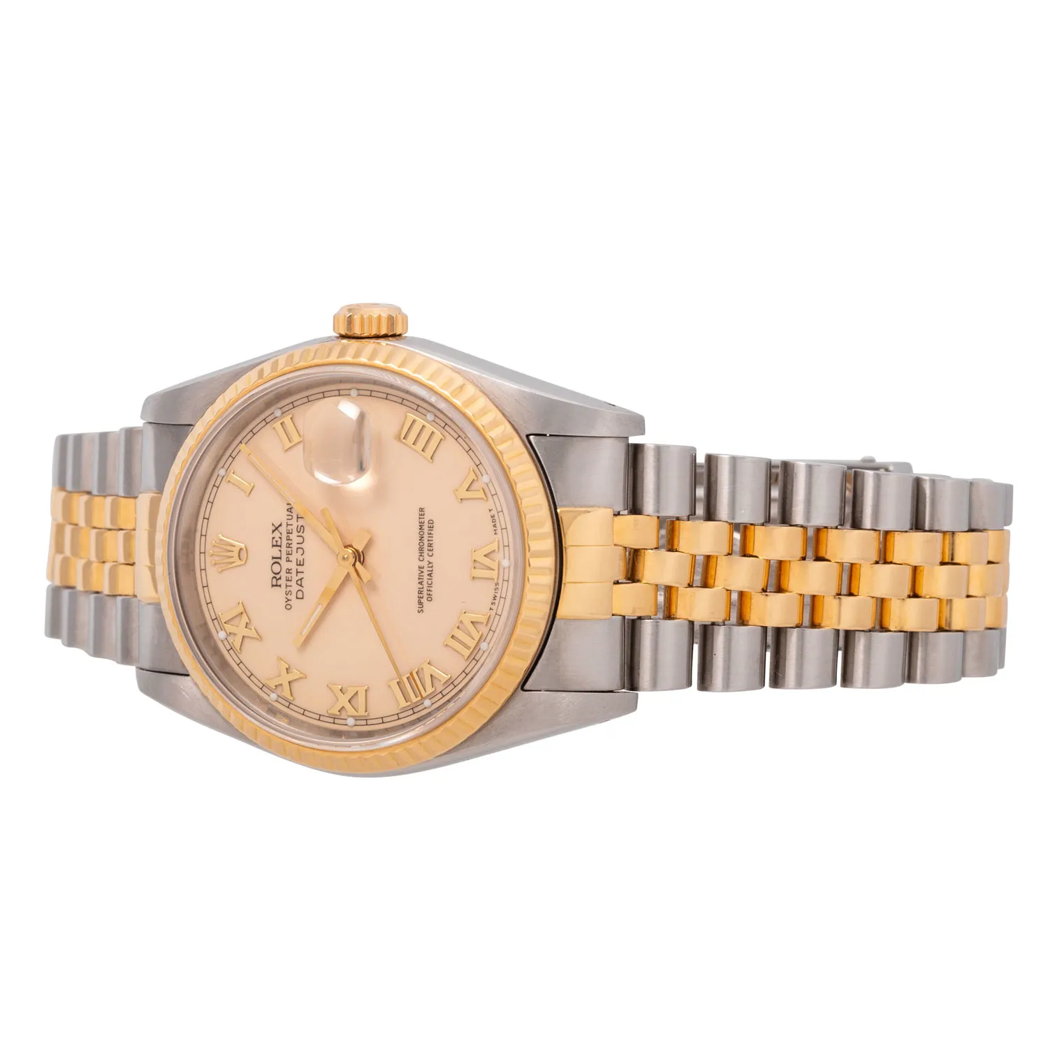 Rolex Datejust 36 16233 36mm Yellow gold and stainless steel Ivory 5