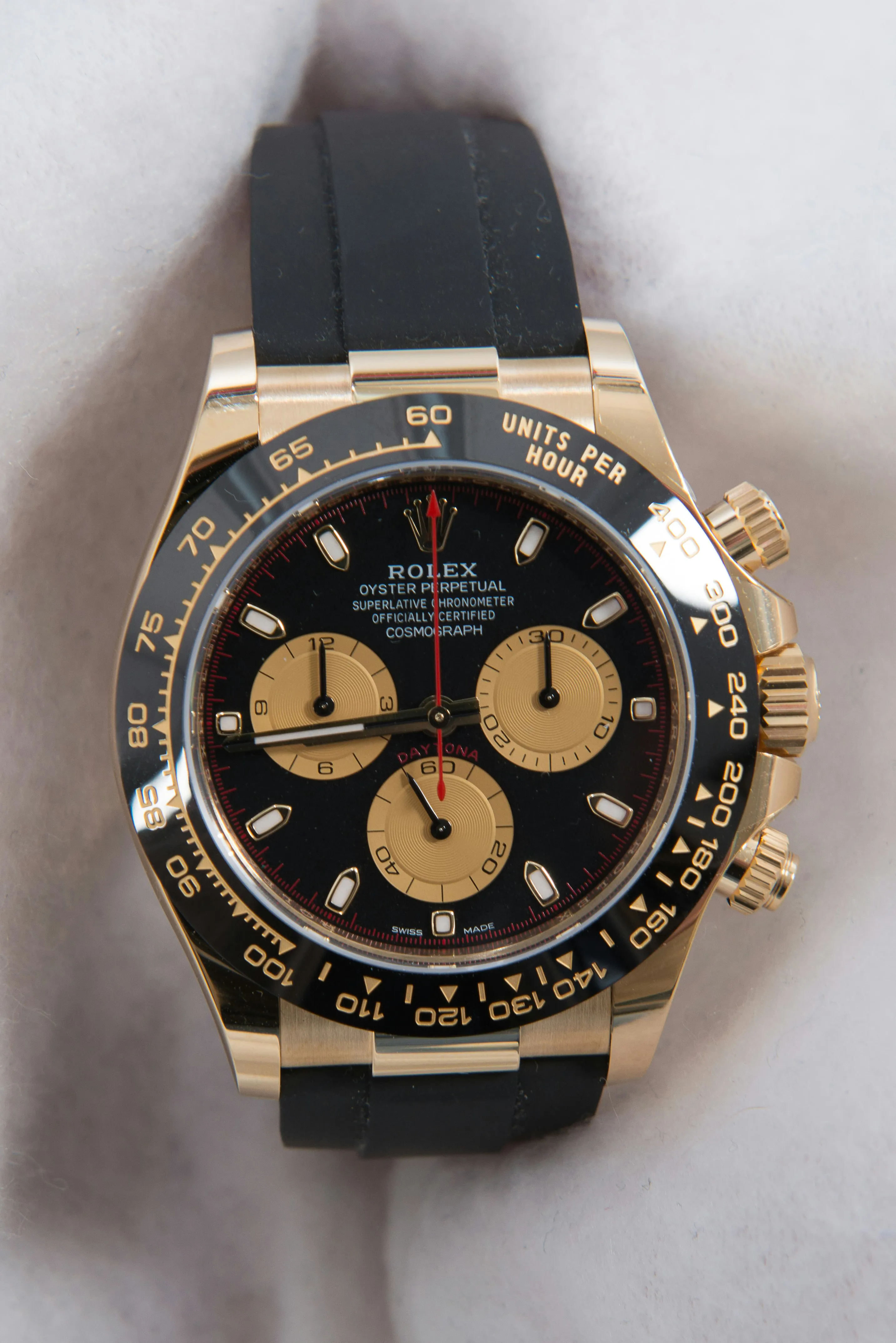 Rolex Daytona 116518LN 40mm Yellow gold Black 10