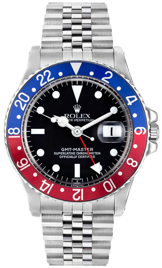 Rolex GMT-Master 16750 40mm Stainless steel Black