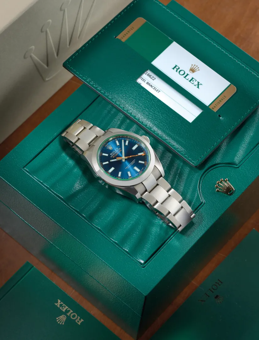 Rolex Milgauss 116400GV 40mm Stainless steel Blue 1