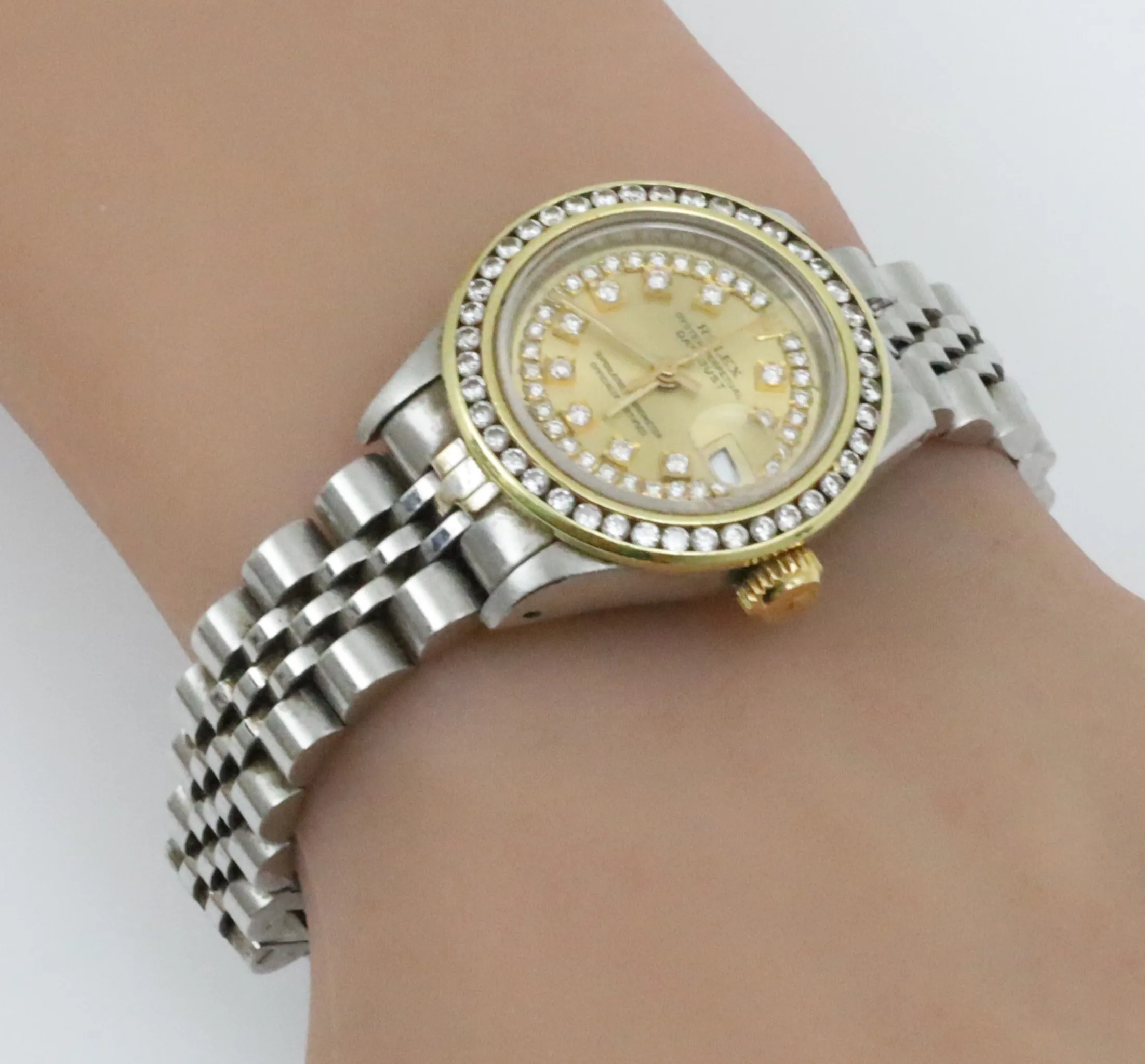 Rolex Datejust Yellow gold and Stainless steel and Diamond Champagne 1