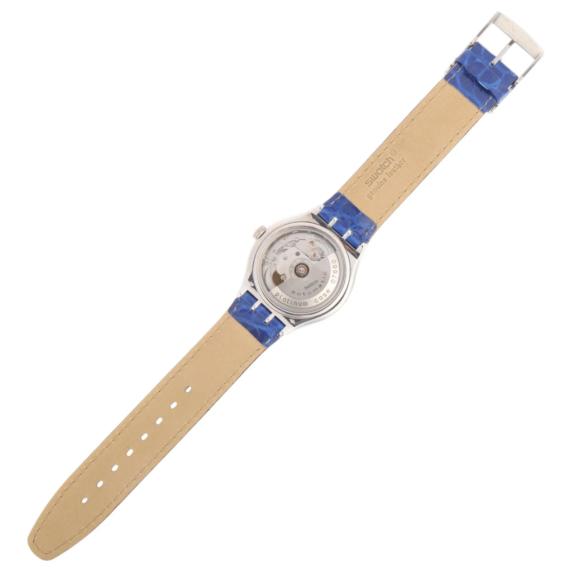 Swatch Tresor Magic SAZ101 36mm Platinum Semi-skeletonised 2