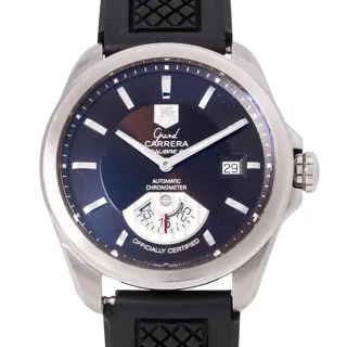 TAG Heuer Grand Carrera Calibre 6 WAV511C Stainless steel Blue