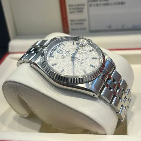 Tudor Prince Date 76214 36mm Stainless steel White 2