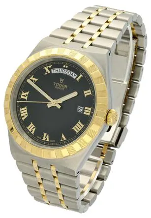 Tudor Royal M28603-0003 41mm Yellow gold and stainless steel Black 2
