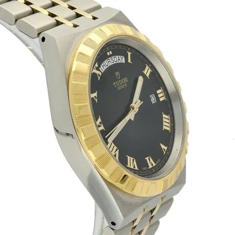 Tudor Royal M28603-0003 41mm Yellow gold and stainless steel Black 4