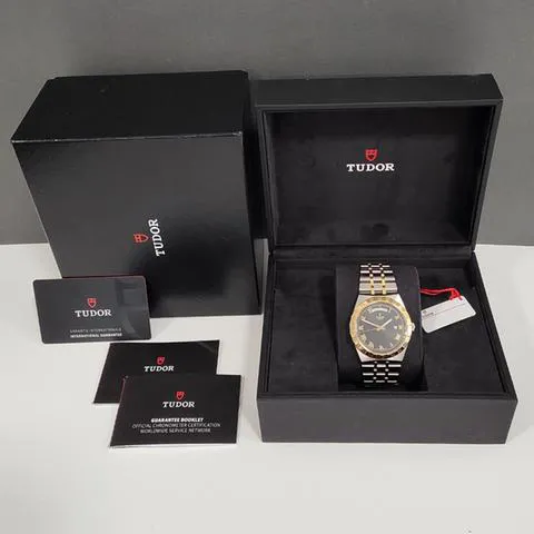 Tudor Royal M28603-0003 41mm Yellow gold and stainless steel Black 7