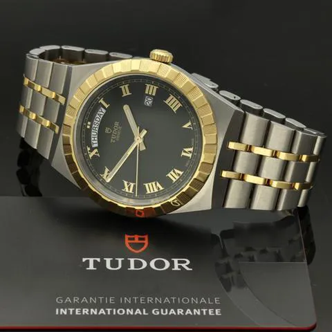 Tudor Royal M28603-0003 41mm Yellow gold and stainless steel Black 8