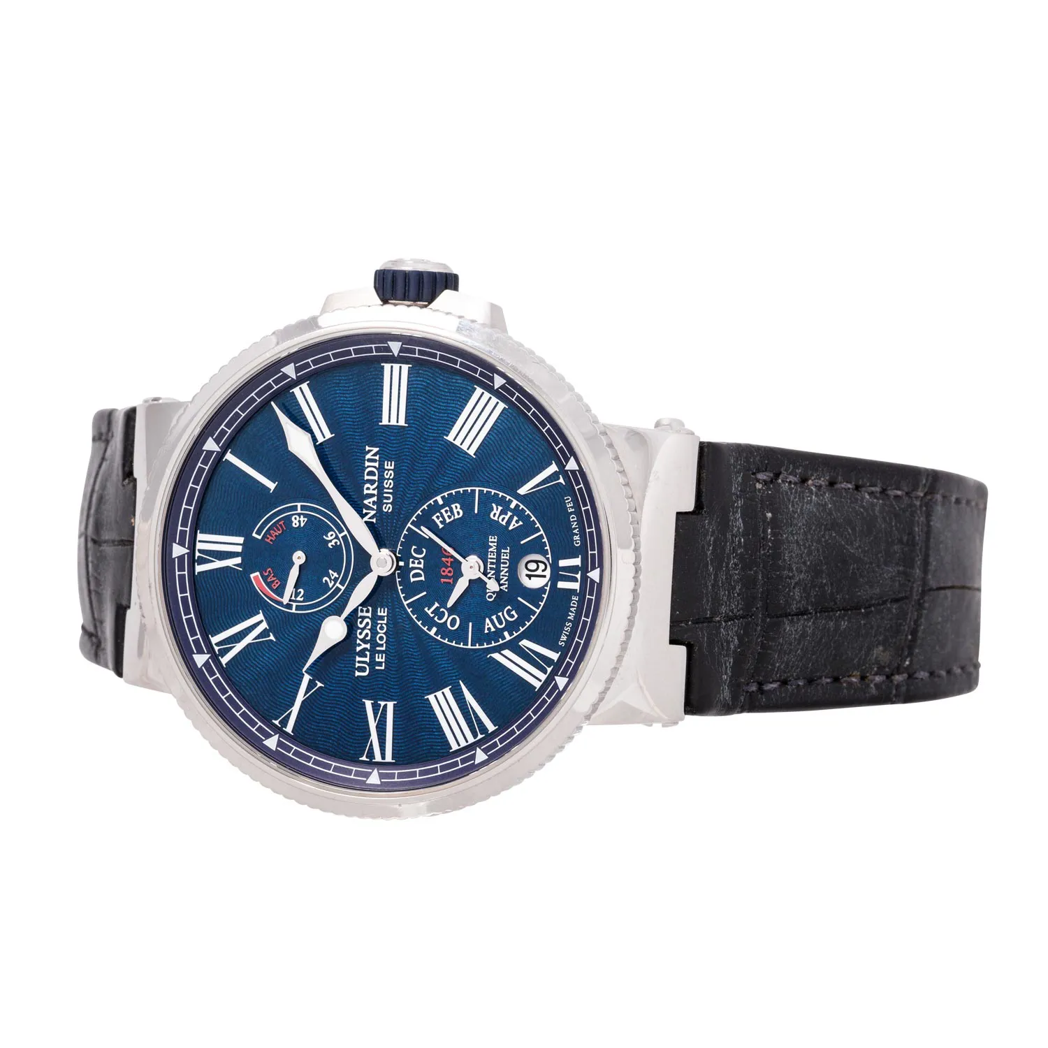 Ulysse Nardin Marine Chronometer 1133-210/E3 43mm Stainless steel Blue 5