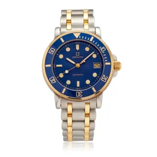 Zenith Rainbow 58.0370.462 Yellow gold and Stainless steel Blue