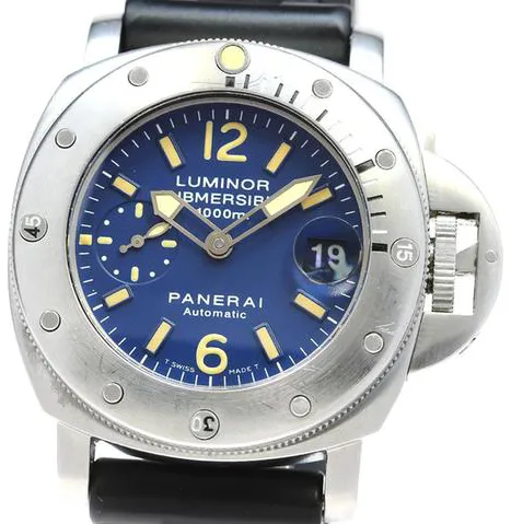 Panerai Submersible PAM 00087 44mm Stainless steel Blue