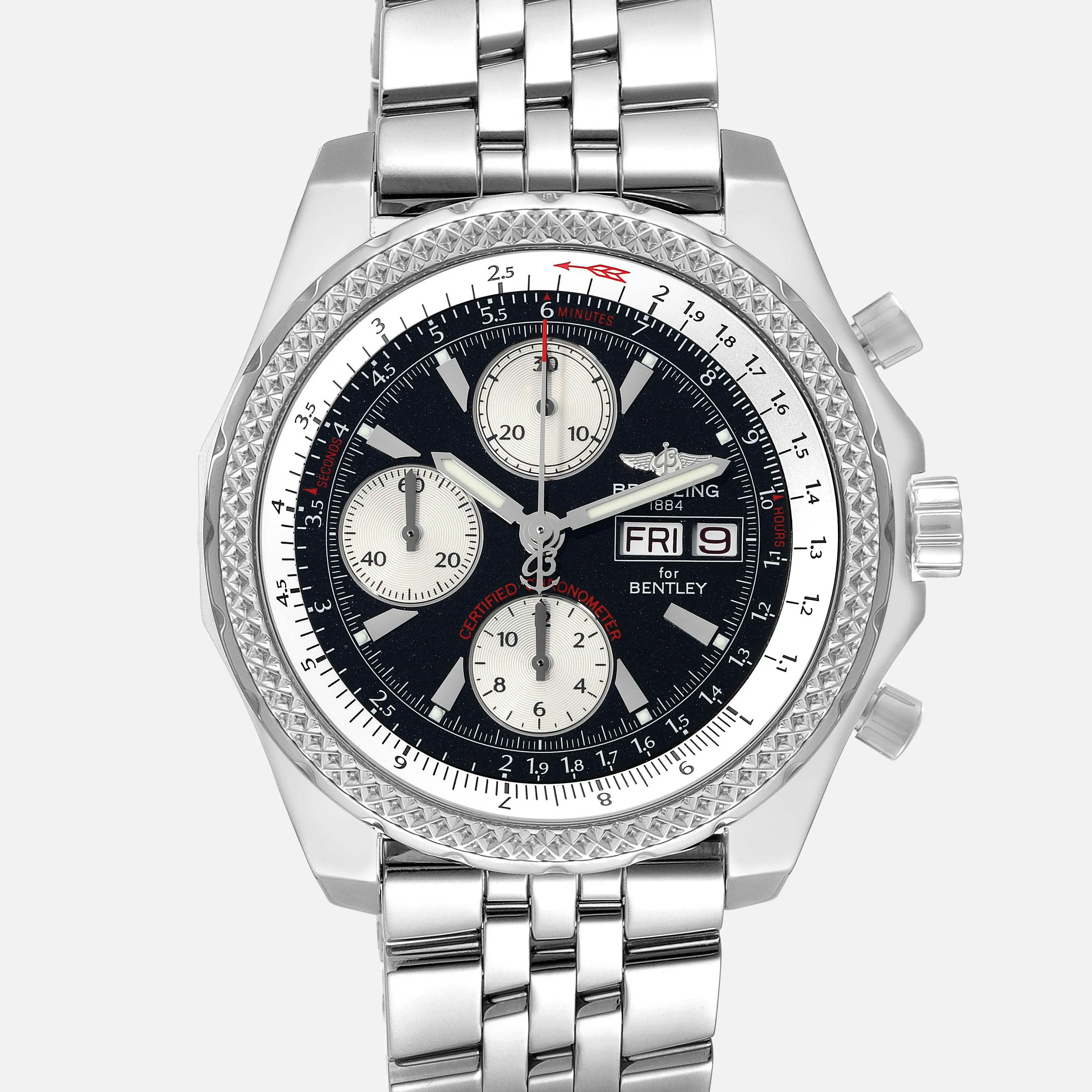 Breitling Bentley A13362 45mm Stainless steel Black