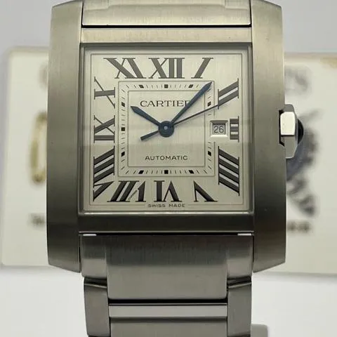 Cartier Tank Française WSTA0067 36.5mm Stainless steel Silver