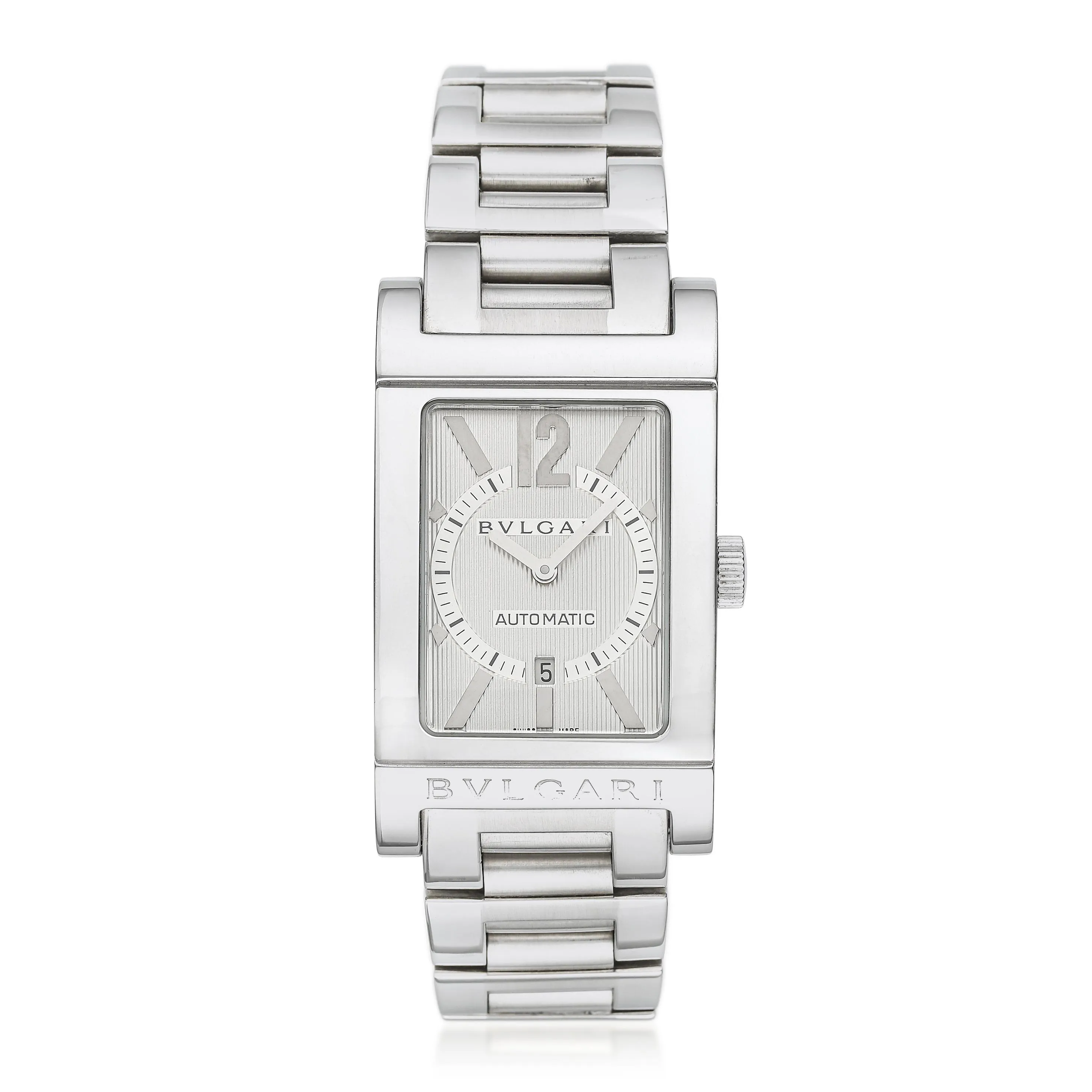 Bulgari Rettangolo RT45S 36mm Stainless steel Silver