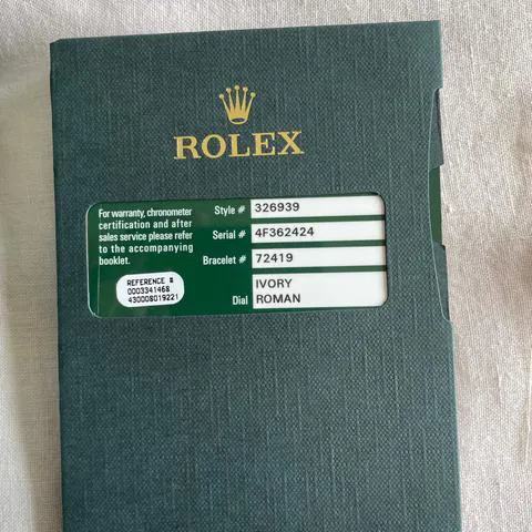 Rolex Sky-Dweller 326939 42mm White gold White 14