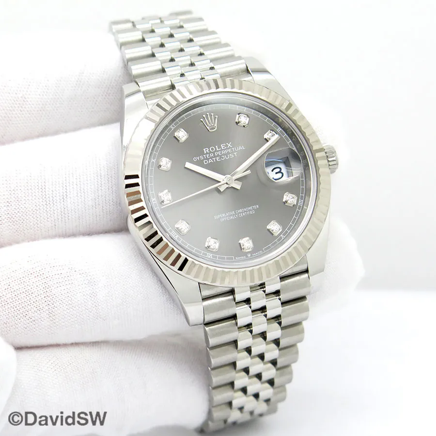 Rolex Datejust 41 126334 41mm 18K/SS Gray