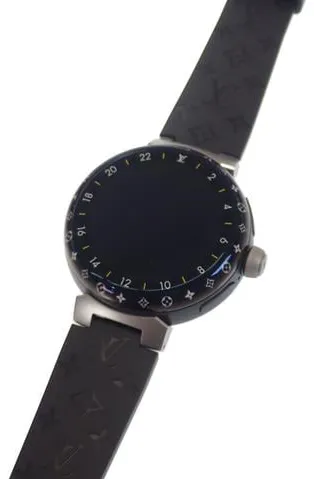 Louis Vuitton QAD01Z 44mm Stainless steel Black