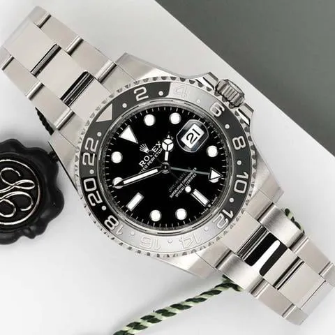 Rolex GMT-Master II 126710GRNR 40mm Stainless steel Black