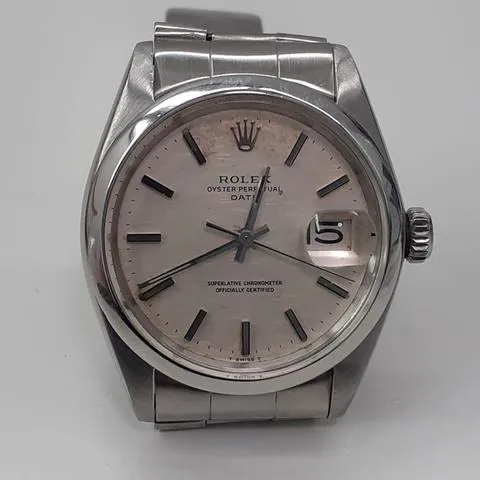 Rolex Oyster Perpetual Date 1500 34mm Stainless steel Silver