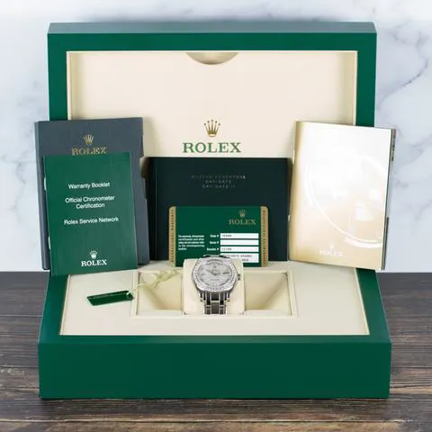 Rolex Day-Date 18946 39mm Platinum Meteorite 4